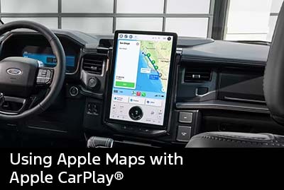 Using Apple Maps with Apple CarPlay