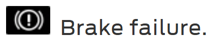 Brake failure