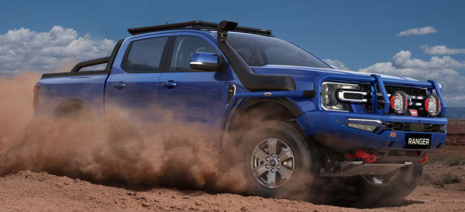 Image of Blue Ford Ranger