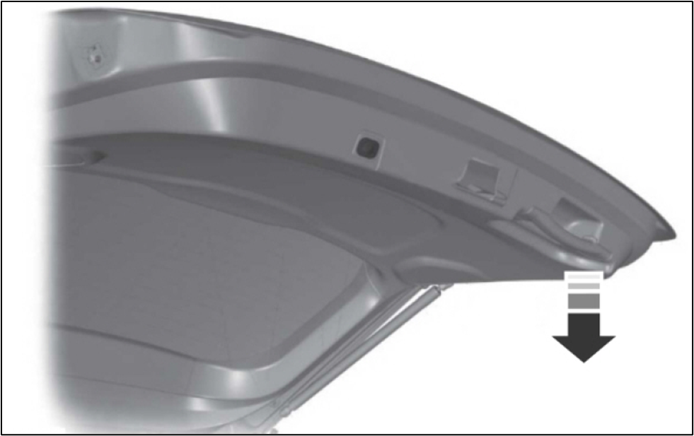 Closing liftgate