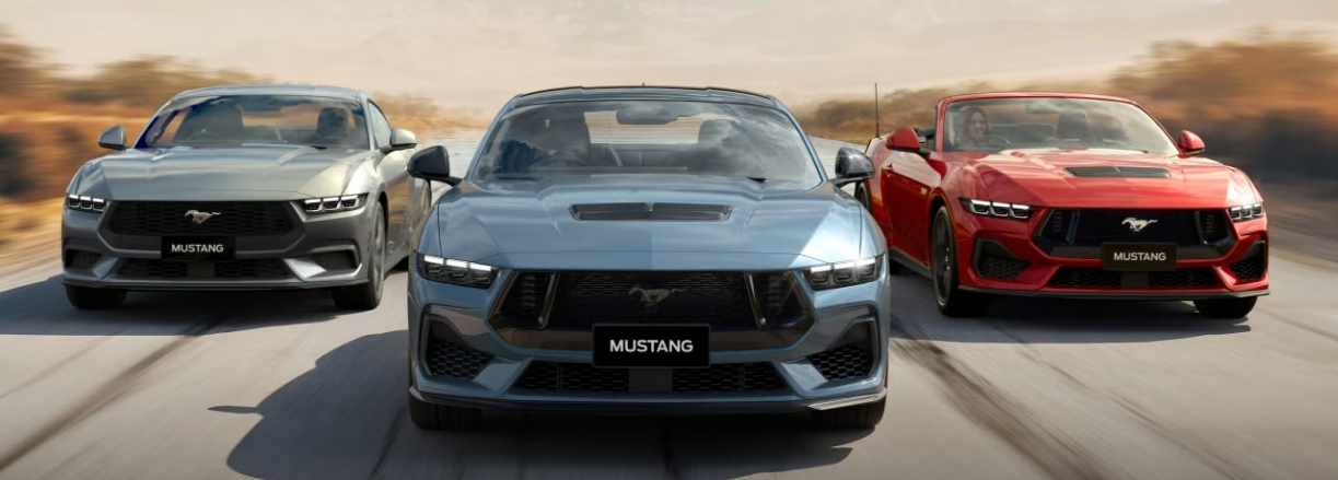 Image of 3 Mustangs