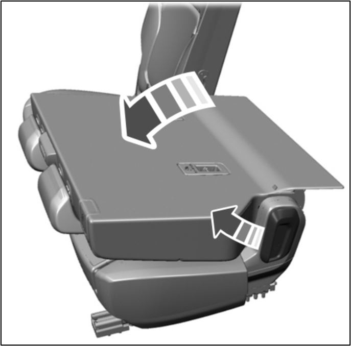 Folding the Seat Backrest