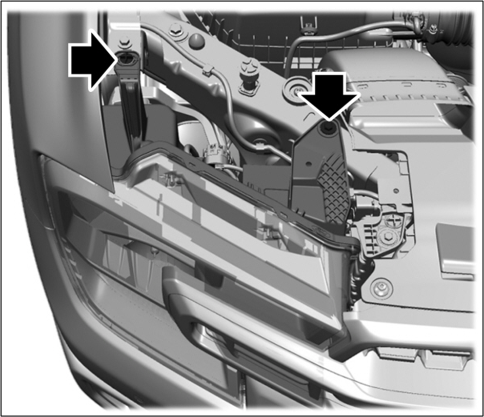 Remove the scrivet from the front fender