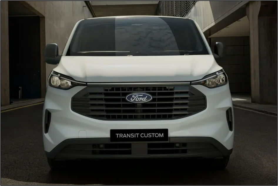 Image of White Transit Custom
