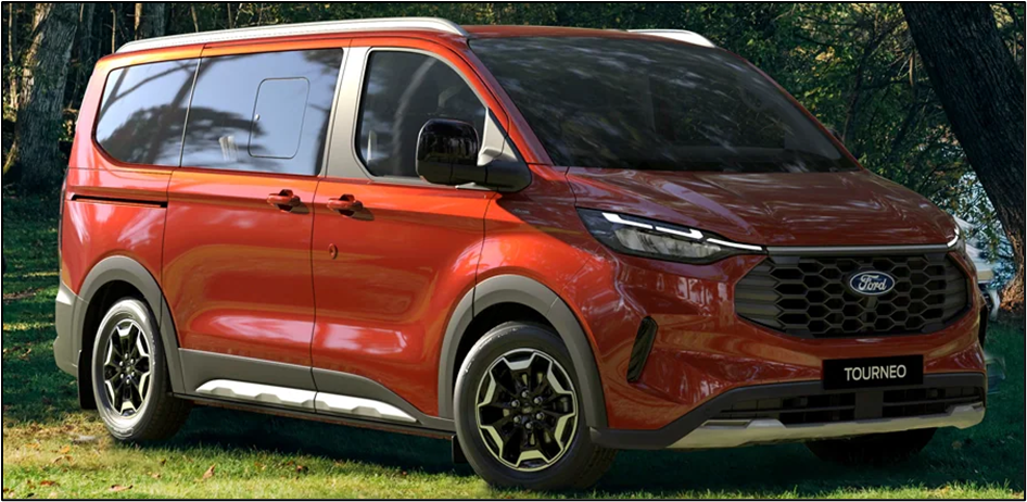 Image of Red Ford Tourneo