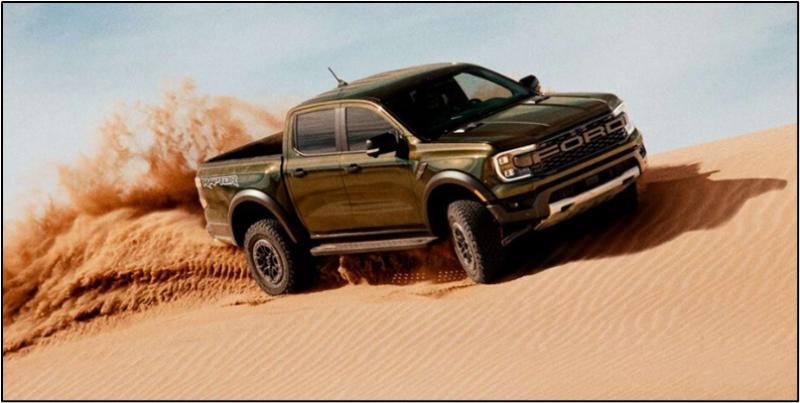 Image shown of Ford Ranger Raptor.