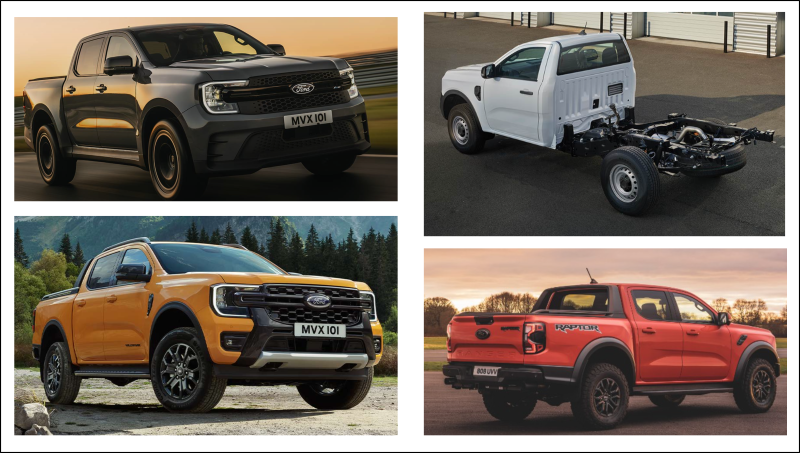 Ford Ranger Collage Ranger