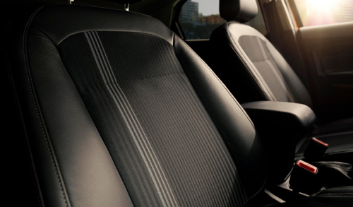 Ford automobile front seats upholstered with ActiveX.