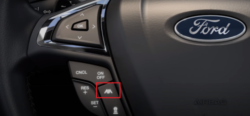 Lane Centering button on steering wheel