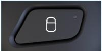 Lock Indicator Light graphic, with lock illuminated.