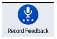 Digital Experience Record Feedback button